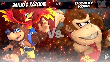 SSBU - Banjo & Kazooie raring around [Banjo & Kazooie vs. Donkey Kong]
