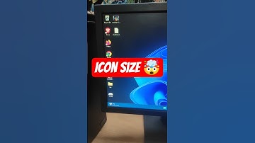 Manage Icon Size 🤯|  Day-0200 | Windows Tips #window #techreels #reel #short #windows11tips