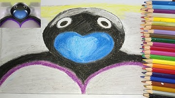 Pingu Intro In Not G Major | Sketching And Coloring