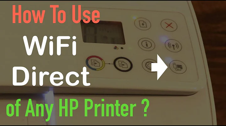 How to use WiFi Direct of any HP Printer ?