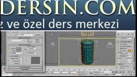 3DS Max Nurms Subdivision Tutorial 0539 290 13 13 | bitirme tezi