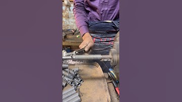 Sturdy Iron Wire Spring Made on Lathe for Jhampo Swing Support #shorts