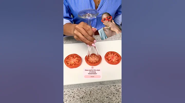 Genius Tomato Slicing Hack You Didn’t Know About 🔪🍅 #shorts