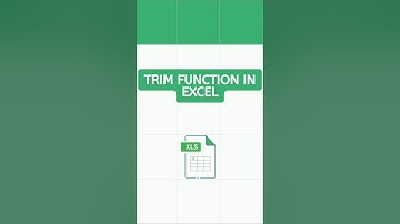 TRIM FUNCTION in #Excel💡Remove Extra Spaces in #Excel  #ExcelTips