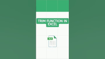 TRIM FUNCTION in #Excel💡Remove Extra Spaces in #Excel  #ExcelTips