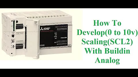 How to Configure FX5U-PLC BUILD-IN ANALOG With Scaling (SCL2)||Sample Video