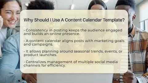 Why Should I Use A Content Calendar Template? - Everyday-Networking