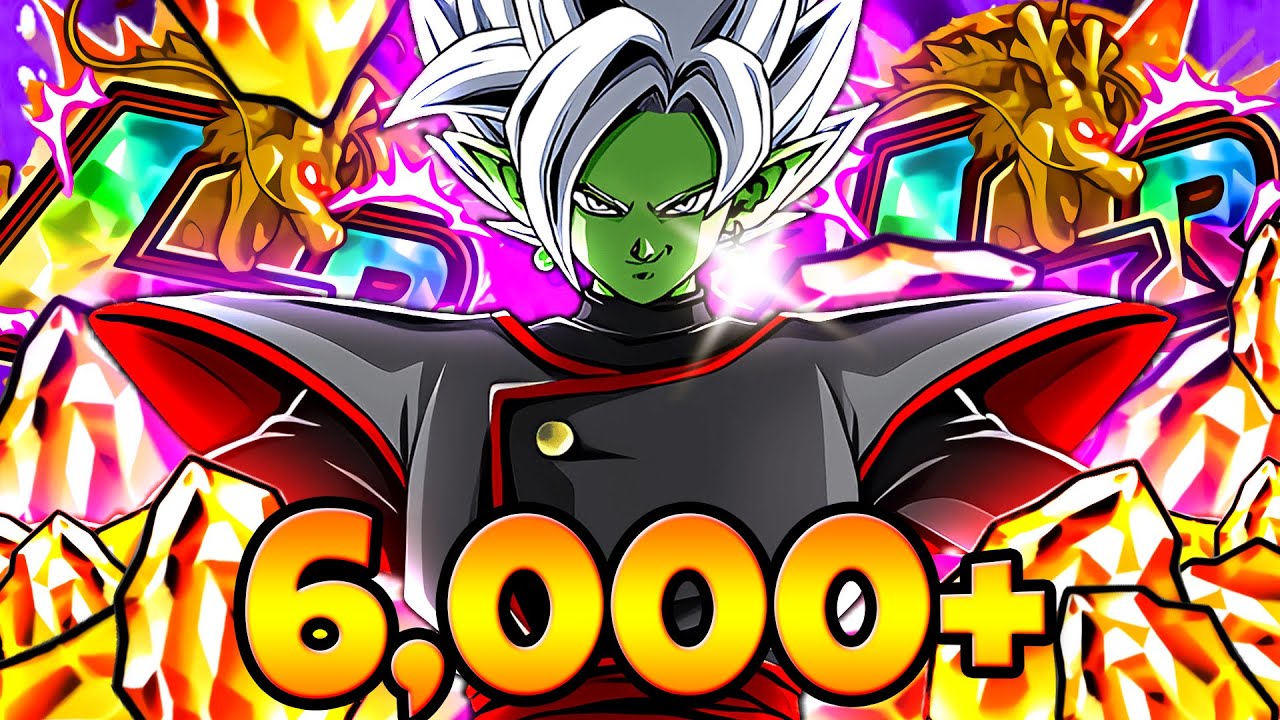 6000+ STONES READY! LR Merged Zamasu Double Rates Carnival Summons | DBZ Dokkan Battle