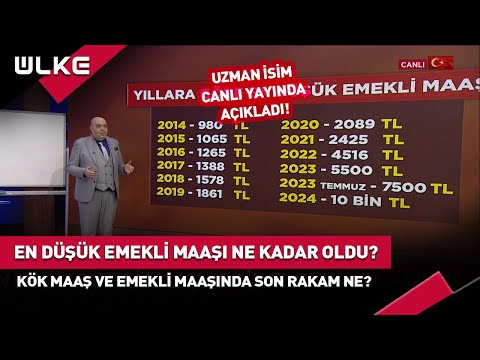 En Düşük Emekli Maaşı Ne Kadar Oldu? Memur ve Kök Maaşta Son Durum Ne? Uzman İsim Açıkladı #haber