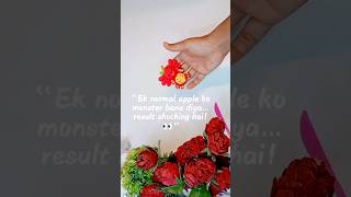 “Cute Apple Clay Monster 🍎👹 | Easy DIY Clay Art Tutorial | Satisfying Miniature Craft”#shorts