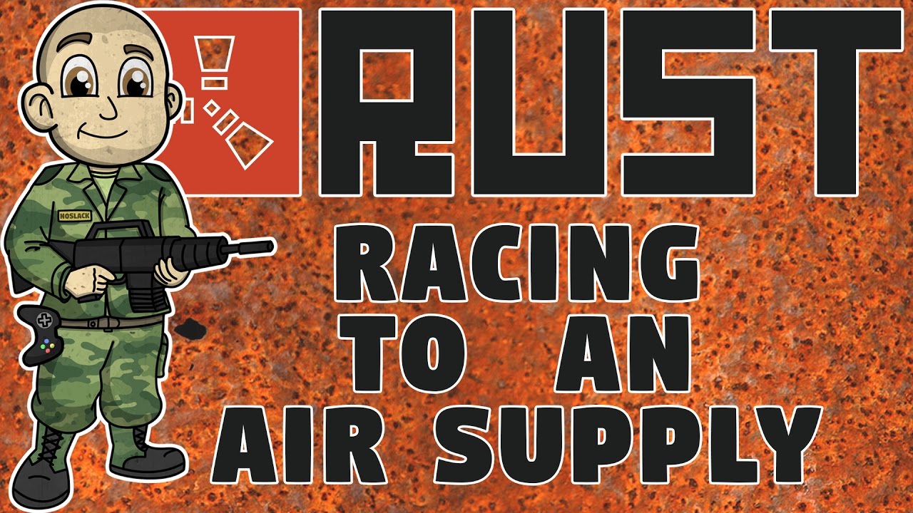 Racing to an Air Drop Supply Rust Let's Play Rust Alpha Gameplay