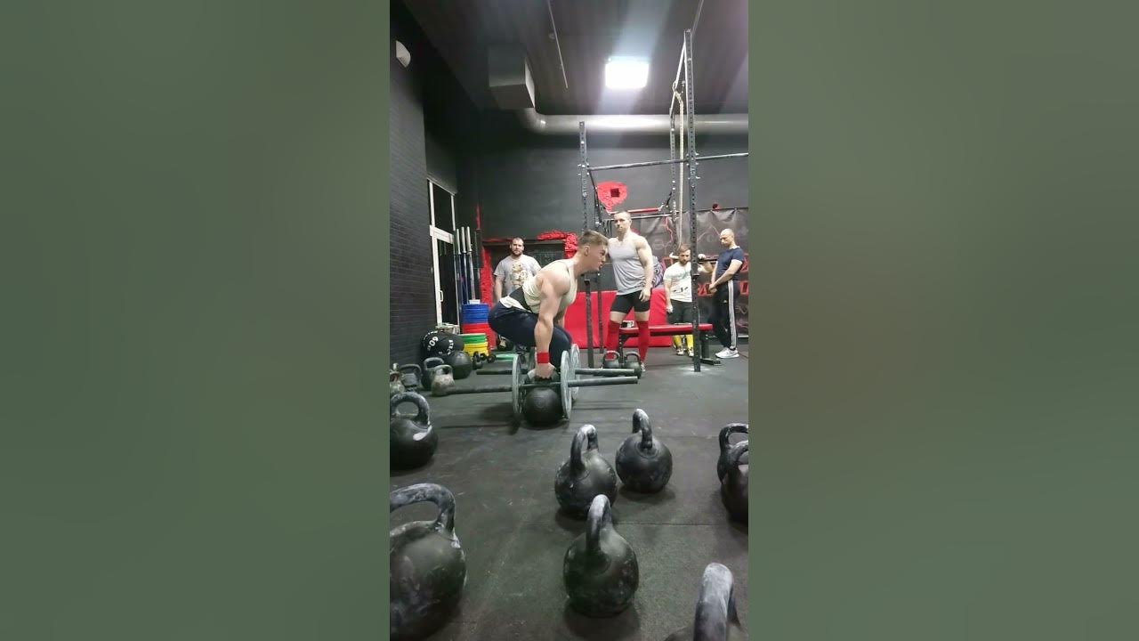 Становая тяга с гирями