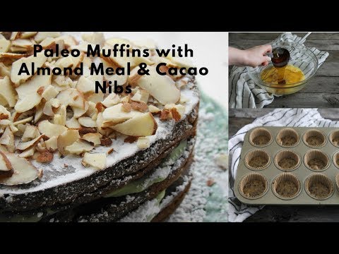 Paleo Muffins with Almond Meal & Cacao Nibs