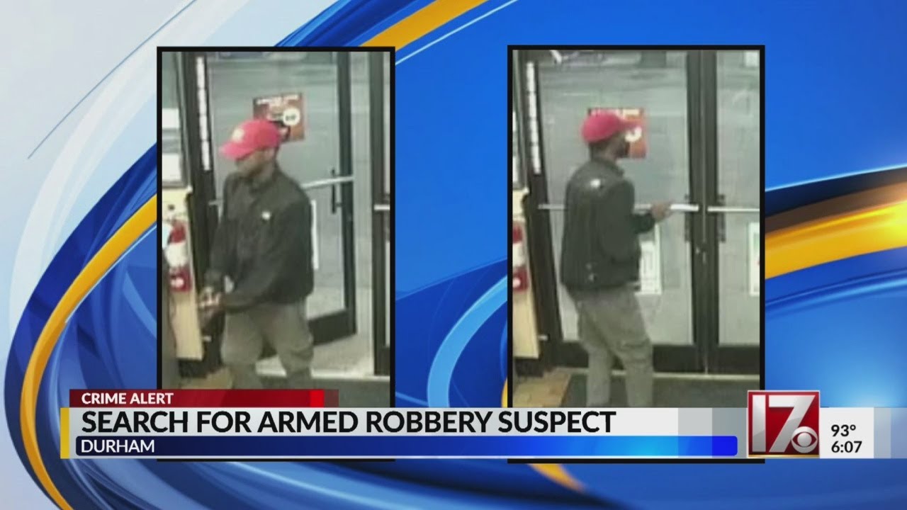 Durham police looking for robbery suspect - YouTube