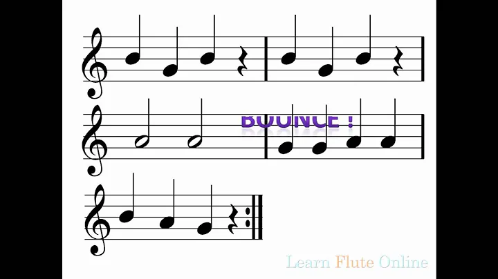 Learn Flute Online: Short Song Bounce -Module 05 O...