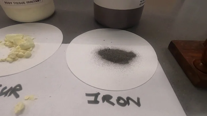 Iron Sulfide Lab V#1  Physical Properties of Fe & S