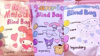 sanrio blind bags compilation 🩷 | asmr | sanriolve