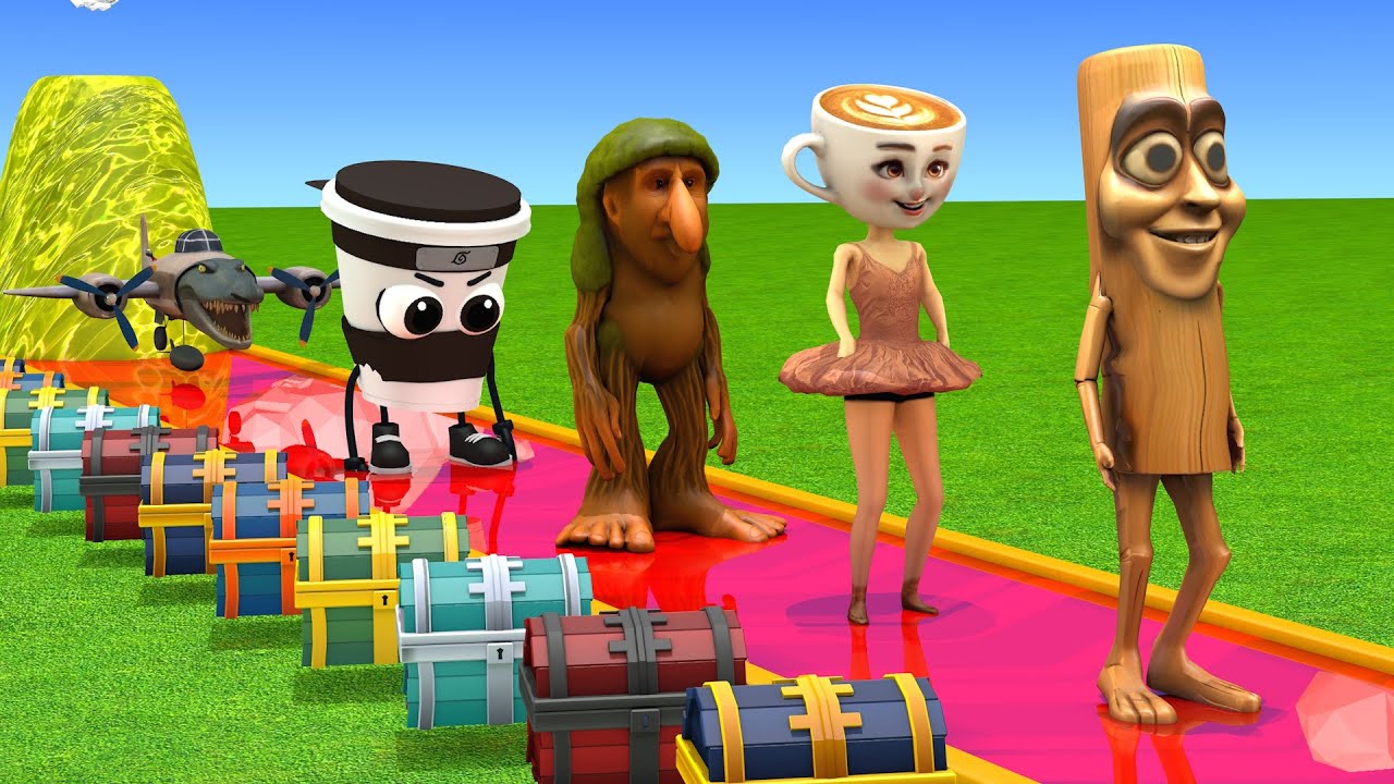 Long Slide Game With Cow Elephant Gorilla Hippopotamus Tiger 3d Animal Game Funny 3d Animals