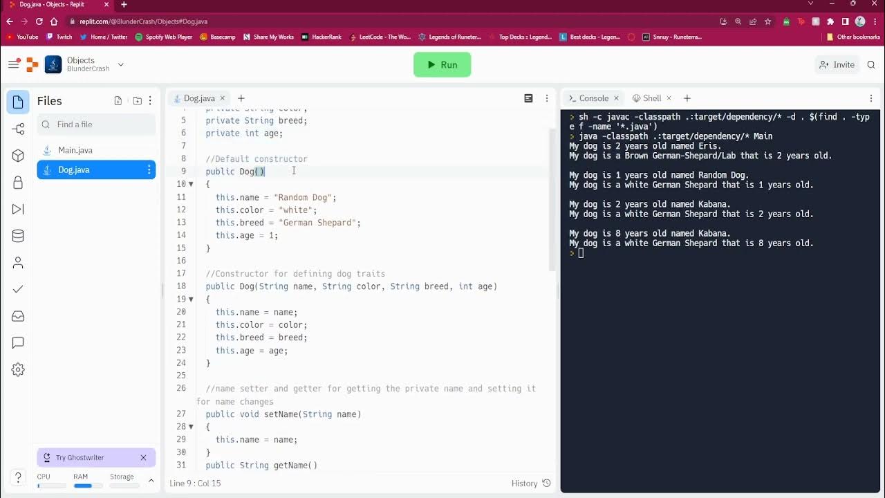 How to create classes and objects in Java. - YouTube