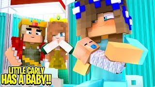 LITTLE CARLY SHARES HER BIG SECRET?! | Minecraft Little Carly Adventures.