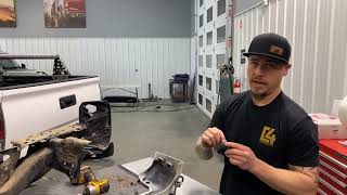 3rd Gen Tacoma Direct Replacement Rear Bumper Installation C4 Fabrication Rear Bumper Install