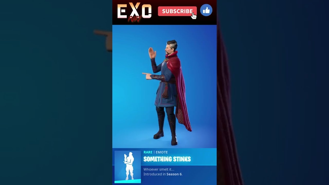 Fortnite | SOMETHING STINKS | Rare Emote | Introduced in Season 6 | ExoFury Gaming 