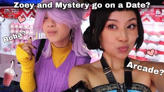 Zoestery Boba and Arcade Date 💕 Cosplay Photoshoot Vlog