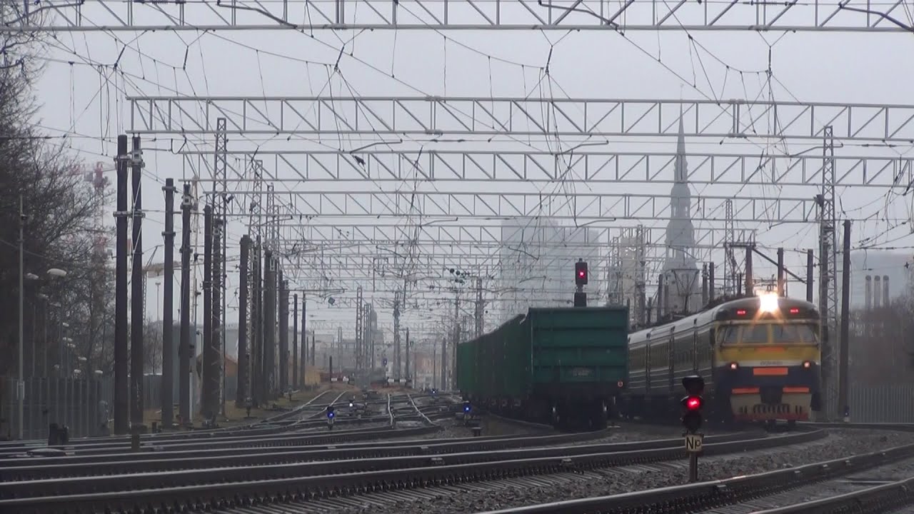 [timelapse] Riga central station. FEB/2023