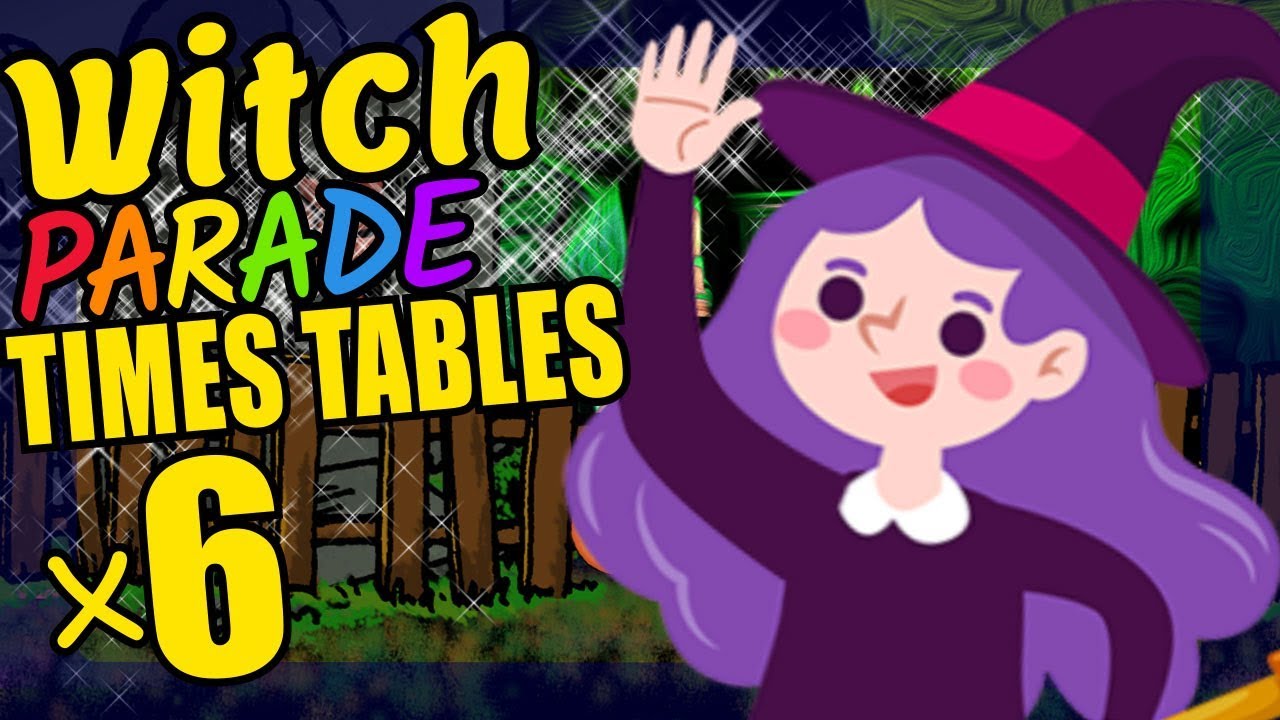 halloween-witch-teaching-multiplication-times-tables-x6-educational-math-video-for-kids-youtube