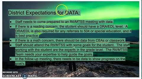 Data Collection (Part of RtI/MTSS Updates course)