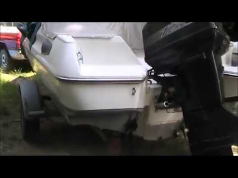 1990 Bayliner Capri Transom Repair with Seacast Part One 