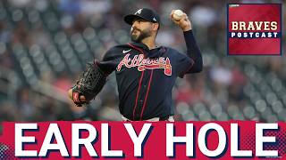BRAVES POSTCAST Martin Perez stumbles early Braves can t rally vs Minnesota Twins LIVE REACTION