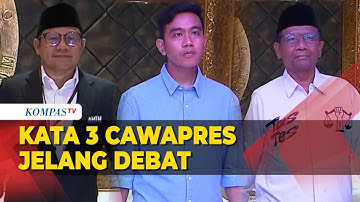 Begini Kesiapan 3 Cawapres Cak Imin, Gibran dan Mahfud MD Jelang Debat
