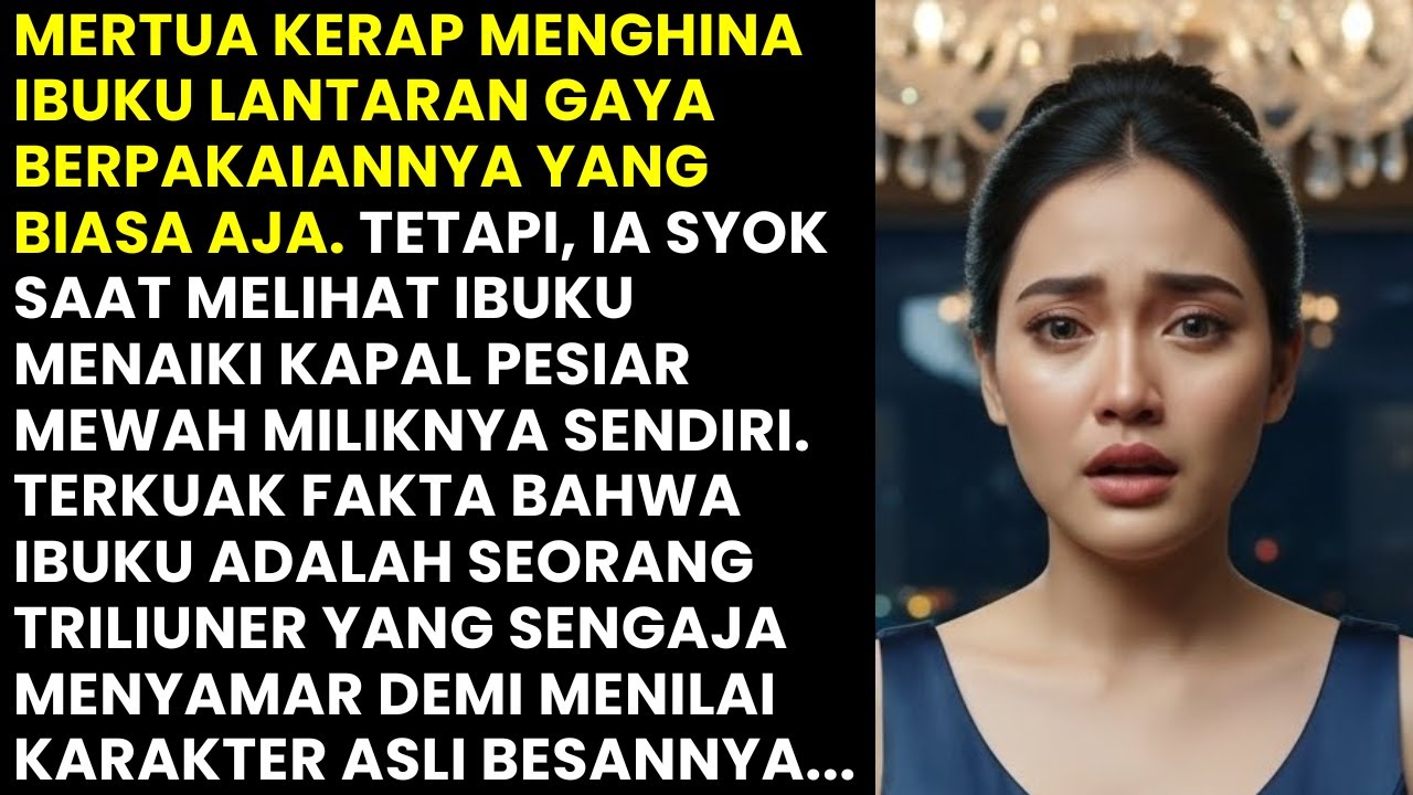 MERTUA HINA IBUKU GEMBEL, LANGSUNG PINGSAN LIHAT IBU NAIK KAPAL PESIAR! TERNYATA TRILIUNER ASLI.