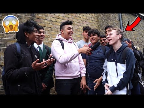 Asking the UK Public to Predict The KSI vs. Logan Paul Boxing Match At The UK Press Conference