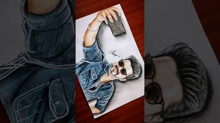 Vijay❤️Jana Nayagan First Look Poster Drawing #viralvideo #art #drawing