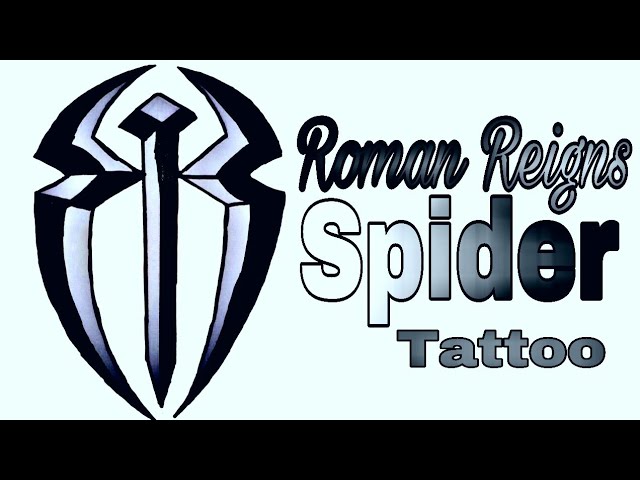 Roman Reigns Vector Tattoo Template Stencil  Tattoo Wizards