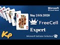 Microsoft Solitaire Collection - Daily Challenge - FreeCell Expert - May 24th 2026 - 2026-05-24