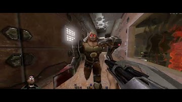 Quake II RTX - Main Gate - jail1 @ 4K with scaling Ray Tracing