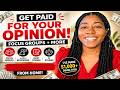 Work From Home Side Hustle That Pays FAST 💻 (Focus Groups + AI Studies)