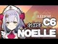 C6 NOELLE + R5 WHITEBLIND SHOWCASE (Real damage, No food) | Noelle Guide