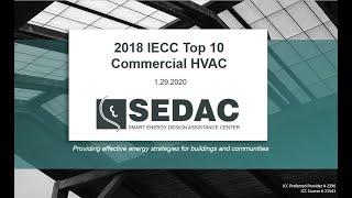 2018 IECC Top 10 Commercial HVAC | SEDAC Energy Code Training | University of Illinois