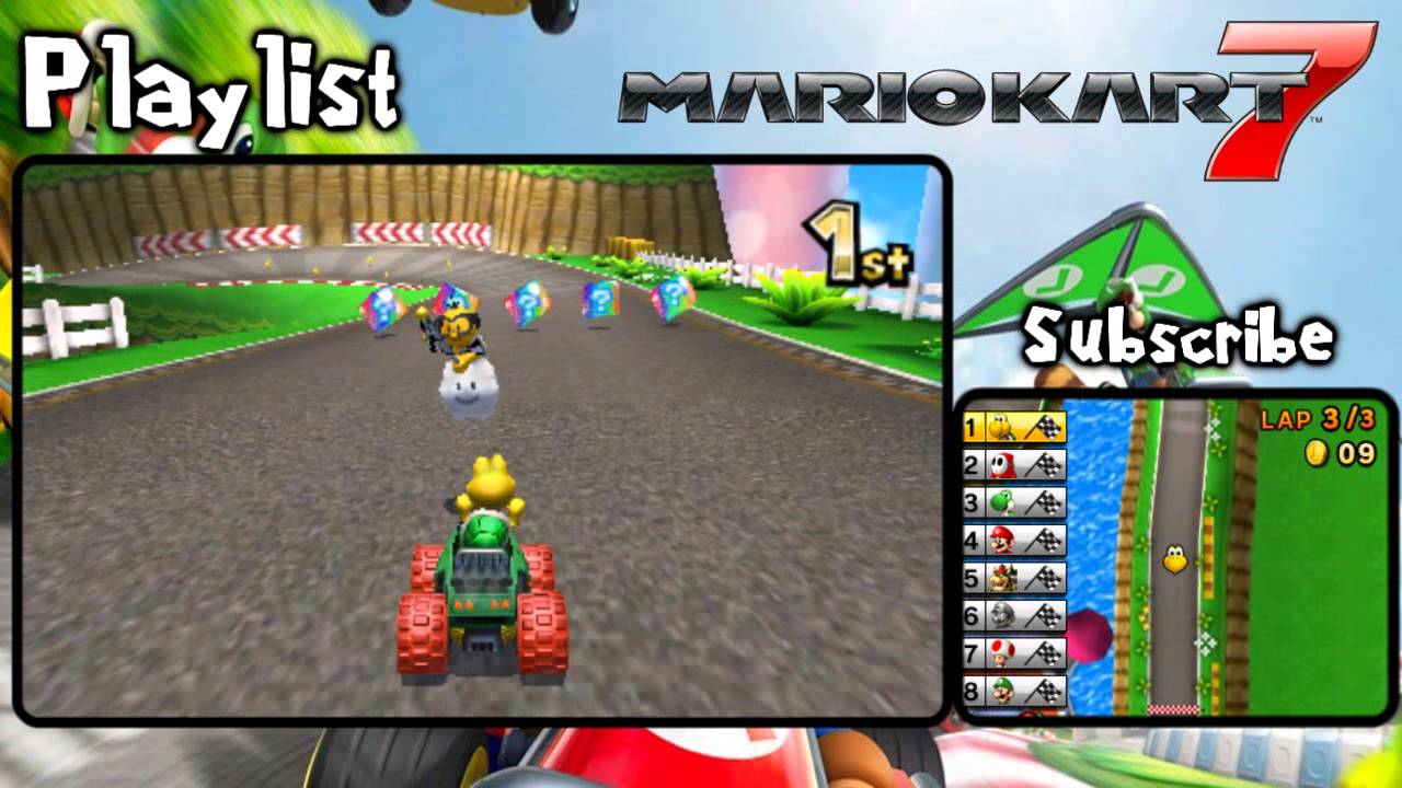 Mario Kart 7 - Flower Cup 50cc