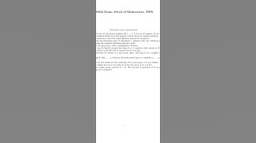 TIFR GS-2024 Maths paper with provisional answer key!!!