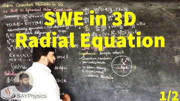 L25.1 Schrodinger equation in three dimensions: solution of radial equation