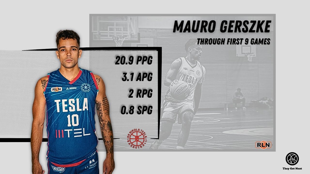 Mauro Gerszke | 2025/26 Midseason Highlights | KK Nikola Tesla Hamburg (2. Regionalliga Nord)