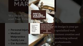 Law Firm Web Design and Social Media Marketing  #webdesign #socialmediamanagement #seo