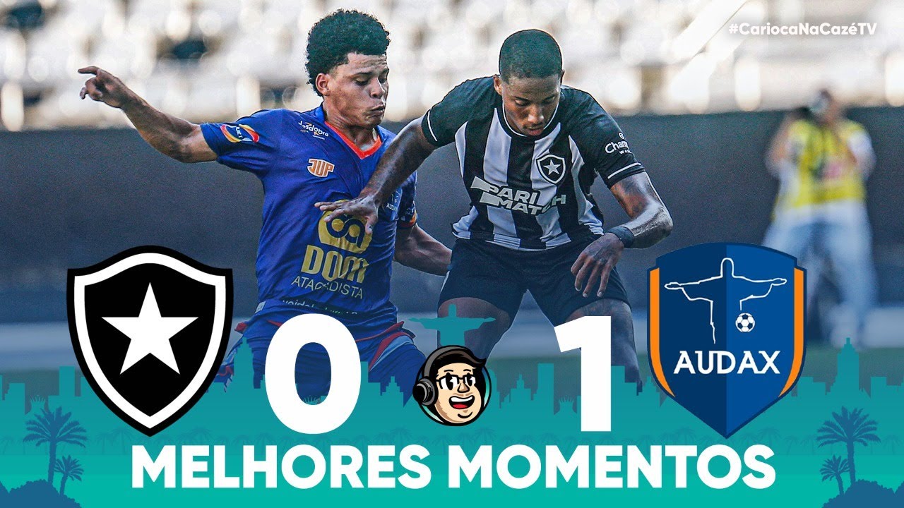 BOTAFOGO 0 X 1 AUDAX | MELHORES MOMENTOS | 1ª RODADA | CARIOCÃO 2023 ...