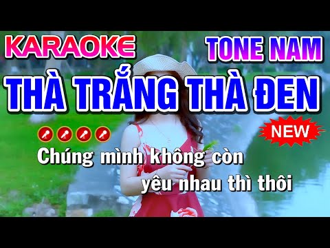 Thà Trắng Thà Đen Karaoke Nhạc Sống Tone Nam ( PHỐI MỚI ) – Tình Trần Organ