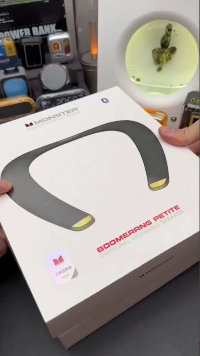 Amazing Monster Boomerang Neckband Bluetooth Speaker #shorts